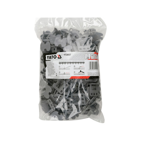 YT-36937 YATO Set 200 cleme detasabile (clapete) 5-14 mm, 1.5 mm
