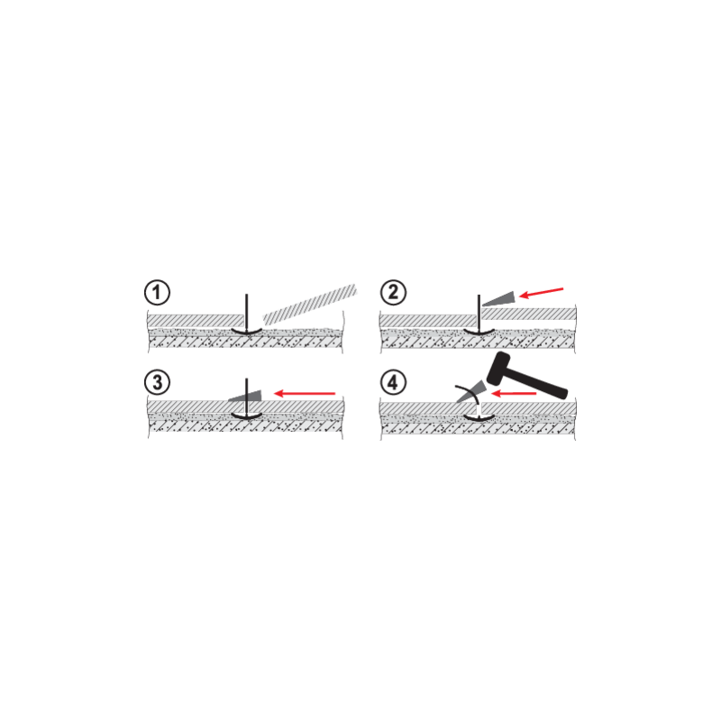 YT-36947 YATO Set 200 placi de nivelare, 5-14 mm