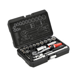 YT-38700 YATO Trusa de scule 1/4" si 3/8", 34 de piese