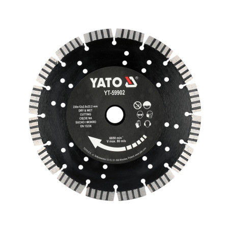 YT-59902 YATO Disc pentru beton armat, 230 mm