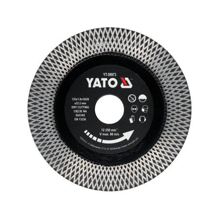 YT-59973 YATO Disc pentru ceramica, diametru 125 mm