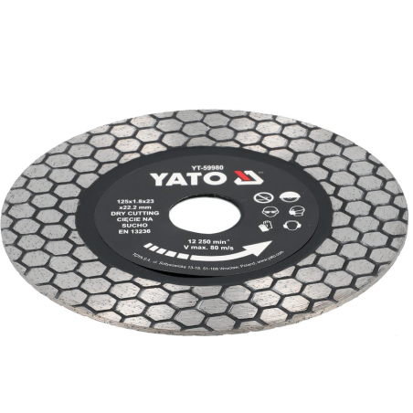 YT-59980 YATO Disc pentru ceramica si granit, diametru 125 mm