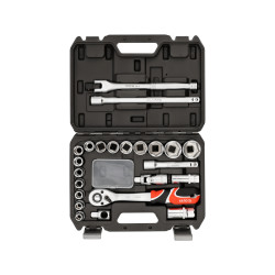 YT-12662 YATO Trusa de chei tubulare, 1/2", 24 piese