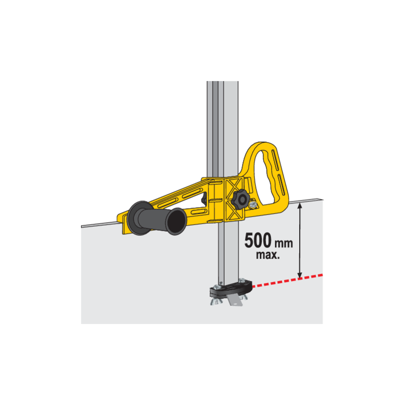 04770 VOREL Cutter cu doua cutite pentru placi de rigips