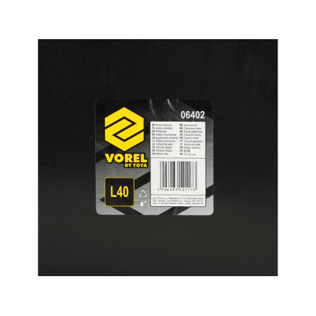 06402 VOREL Vas plastic constructii, capacitate 40 L