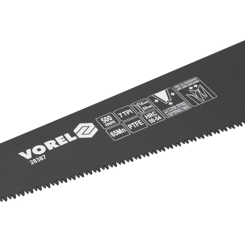 28387 VOREL Fierastrau pentru lemn de 500 mm