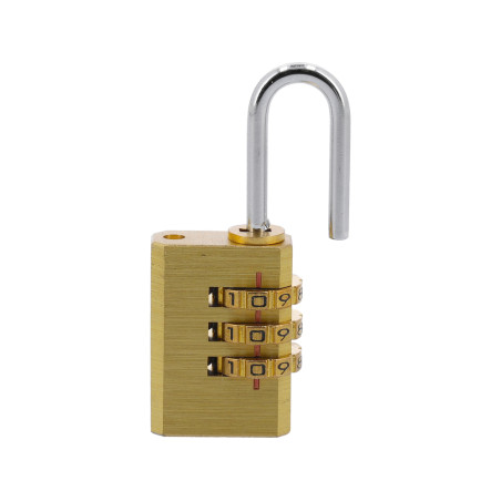 77607 VOREL Lacat cu cifru din alama 30 mm