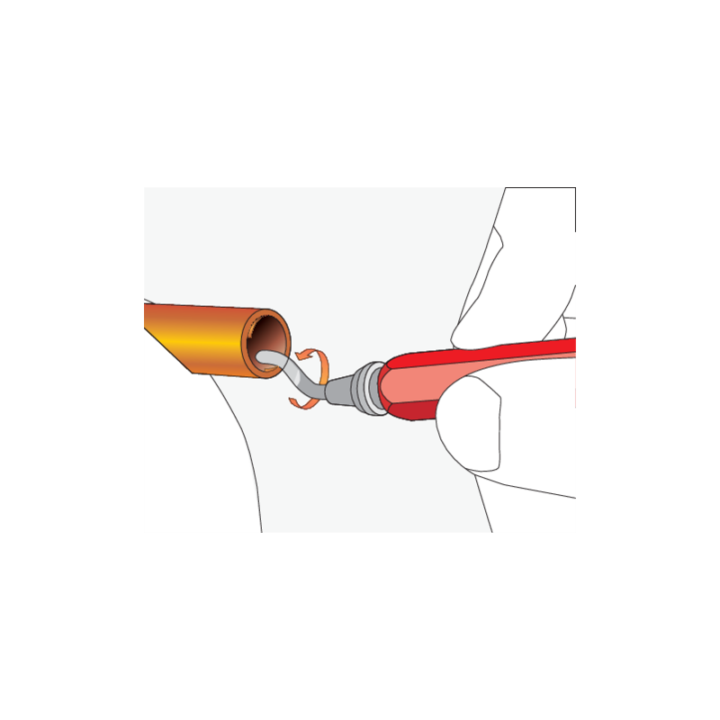 78388 VOREL Debavurator, lungime 140 mm