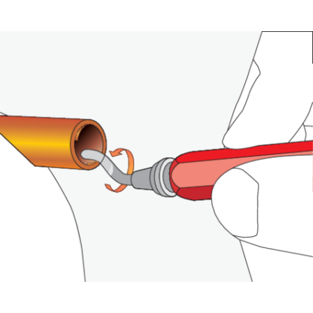 78388 VOREL Debavurator, lungime 140 mm