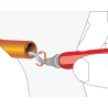 78388 VOREL Debavurator, lungime 140 mm