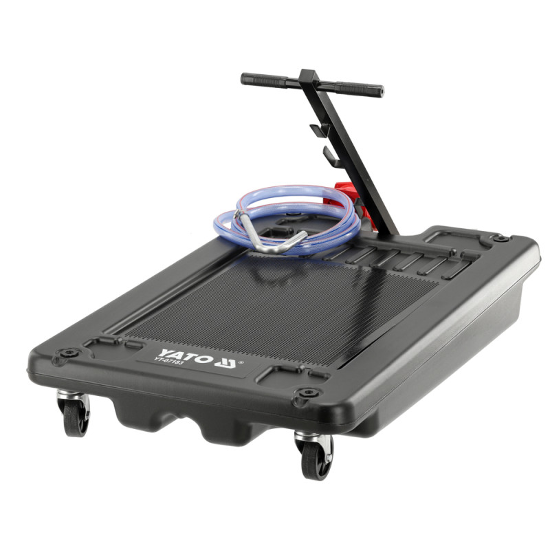 YT-07183 YATO Recipient pentru ulei, cu pompa, capacitate 65 l