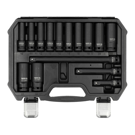 YT-10566 YATO Set 18 chei tubulare de impact 1/2", CrMo