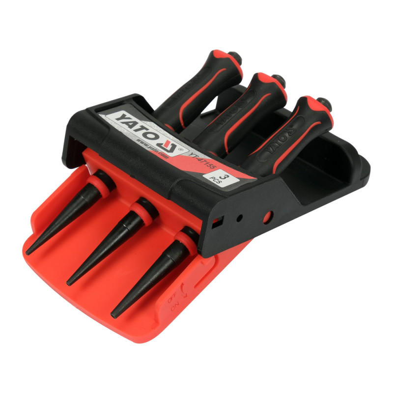 YT-47155 YATO Set 3 punctatoare cu maner