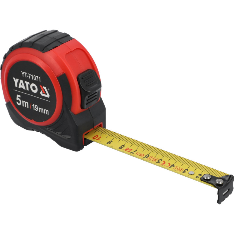 YT-71071 YATO Ruleta 5m x 19 mm, banda de otel