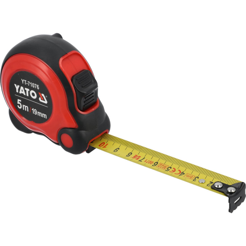 YT-71076 YATO Ruleta 5m x 19 mm, banda de otel