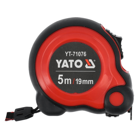 YT-71076 YATO Ruleta 5m x 19 mm, banda de otel