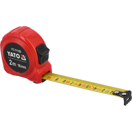YT-71150 YATO Ruleta 2m x 16 mm, banda de otel