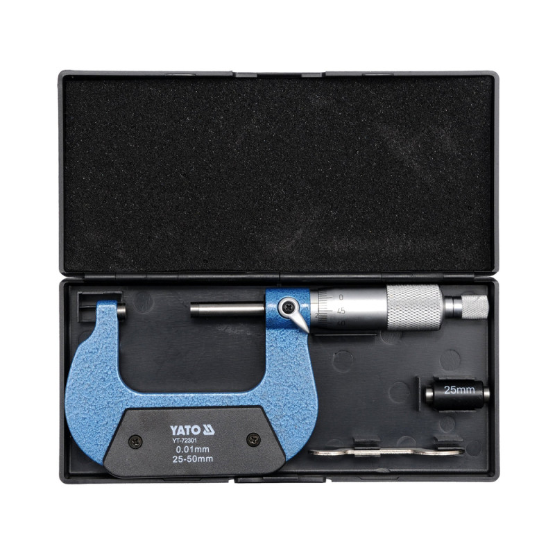 YT-72301 YATO Micrometru 25-50 mm /0.01 mm