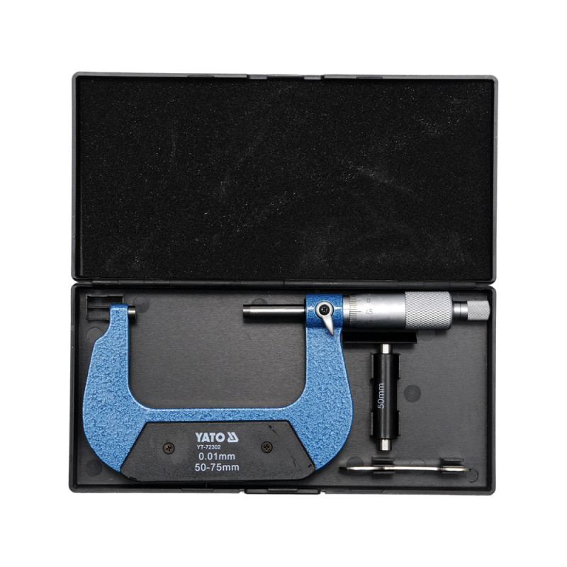 YT-72302 YATO Micrometru 50-75 mm /0.01 mm