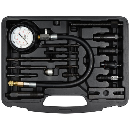 YT-7307 YATO Tester de compresie pentru motor diesel 16 piese