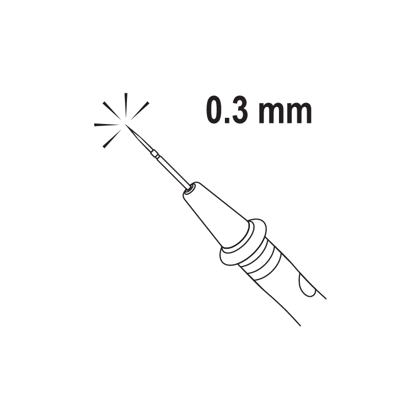 YT-73077 YATO Set sonde multimetru, cap ascutit