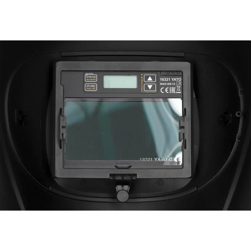 YT-73936 YATO Casca de sudura cu auto-intunecare, filtru true color, camp vizual 100x53 mm