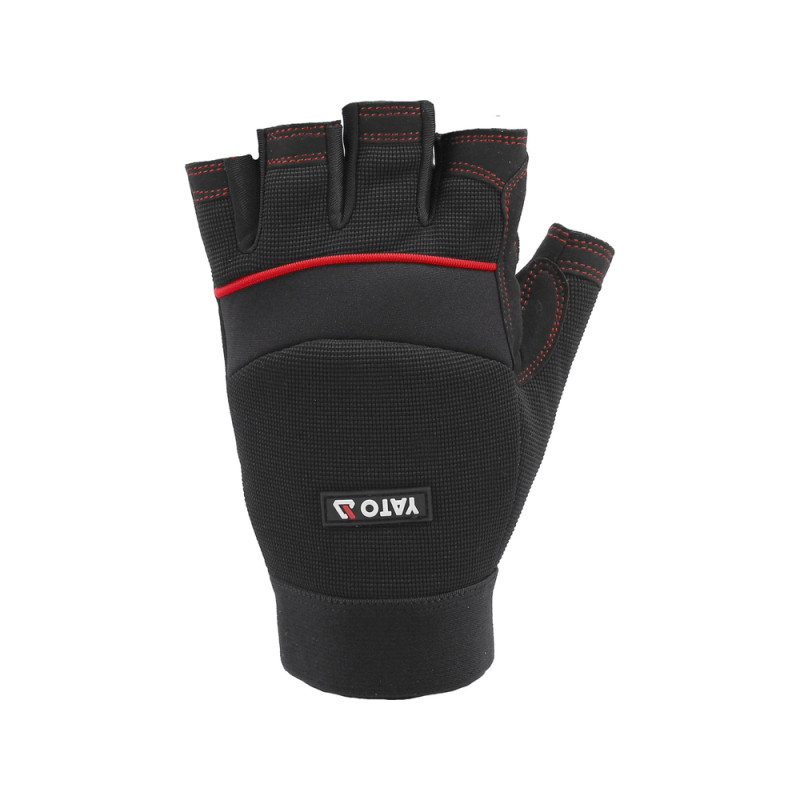 YT-74659 YATO Manusi negre fara degete, marimea 9