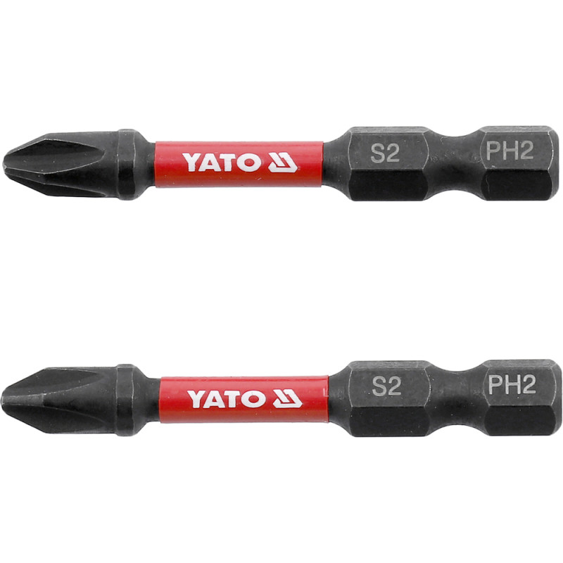 YT-78041 YATO Set 2 biti de impact PH2, 1/4, lungime 50 mm