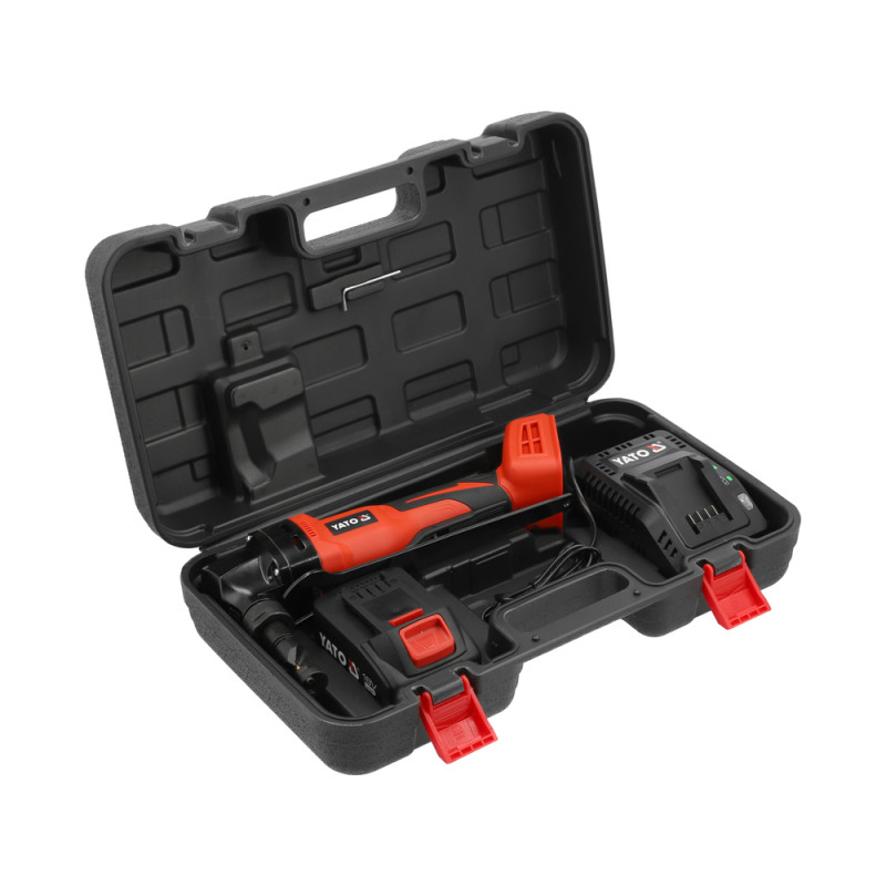 YT-82398 YATO Forfeca taiat tabla cu acumulator Li-Ion 18V, 4Ah