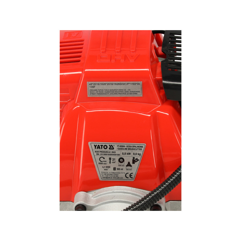 YT-85004 YATO Motocoasa pe benzina 0.8 kW, 31 cm3