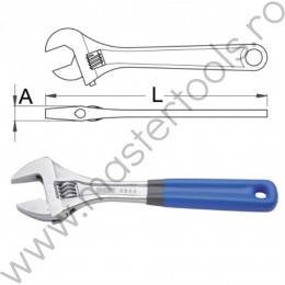 617246 UNIOR Cheie reglabila cu maner plastic, 200 mm, 250/1ADP