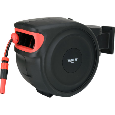 YT-90101 YATO Furtun de apa pe tambur automat, lungime 25 m