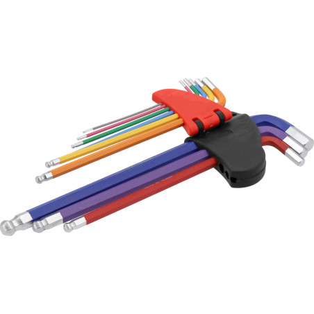 YT-05635 YATO Set chei imbus hexagonali cu bila 1.5 - 10 mm