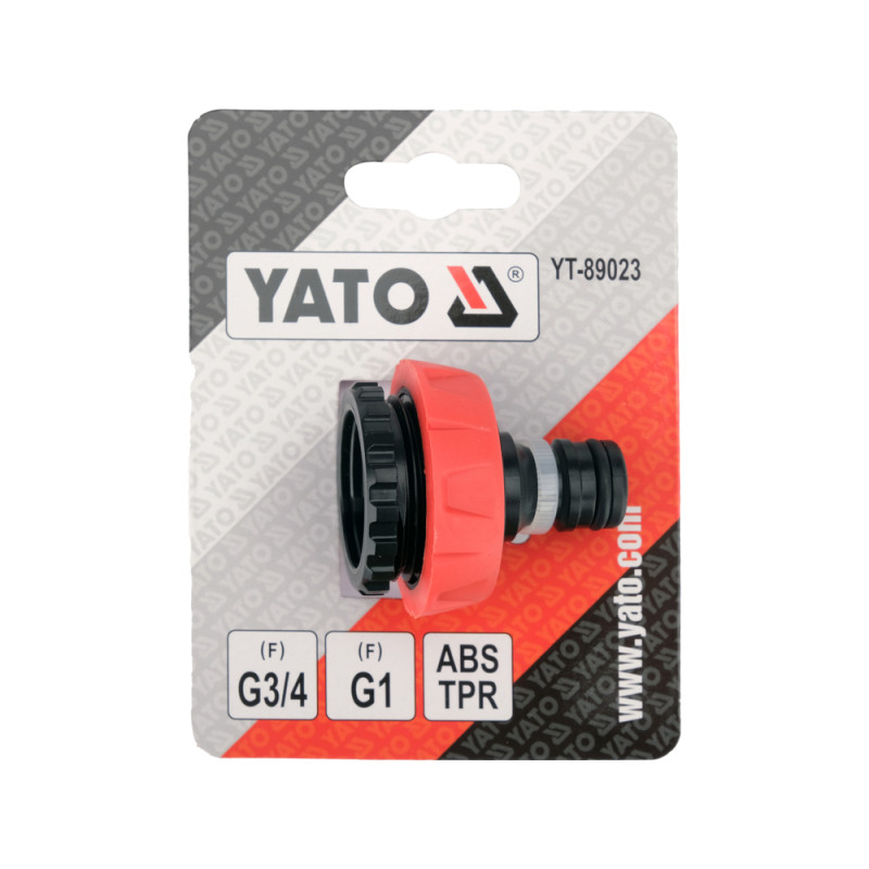 YT-89023 YATO Adaptor robinet / furtun 3/4" - 1"