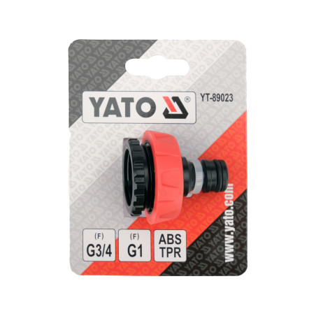 YT-89023 YATO Adaptor robinet / furtun 3/4" - 1"