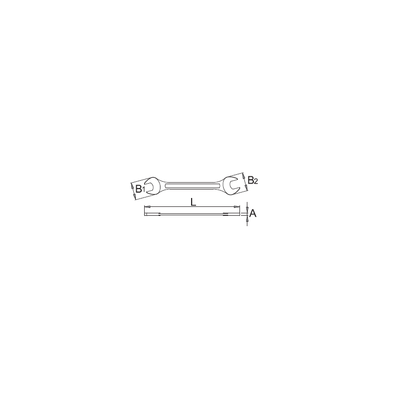 U600069 UNIOR Cheie fixa dubla 10x12.0 mm