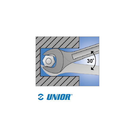 600077 UNIOR Cheie fixa dubla 13x15.0 mm