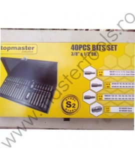 Trusa scule insurubare 1/2 si 3/8 TOPMASTER