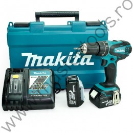 Masina de gaurit si insurubat cu set 2 acumulatori 18V 3.0Ah MAKITA