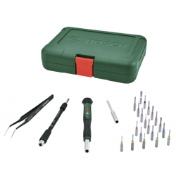 1600A039HT BOSCH Set surubelnite de precizie cu biti, 24 de piese