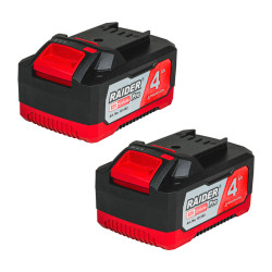 131176 RAIDER Set 2 acumulatori Li-ion R20 20V x 4.0Ah