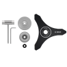 F016800663 BOSCH Cutit 3T de trimmer pentru iarba si tufisuri PRO GFR 18V-23