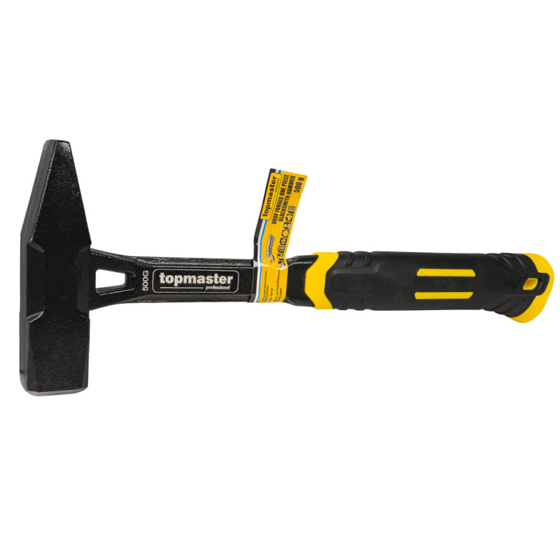 244306 TopMaster Ciocan de fierar cu maner metalic turnat 500g