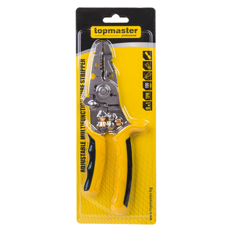212703 Top Master Pro Cleste multifunctional 190mm pentru decablat ajustabil
