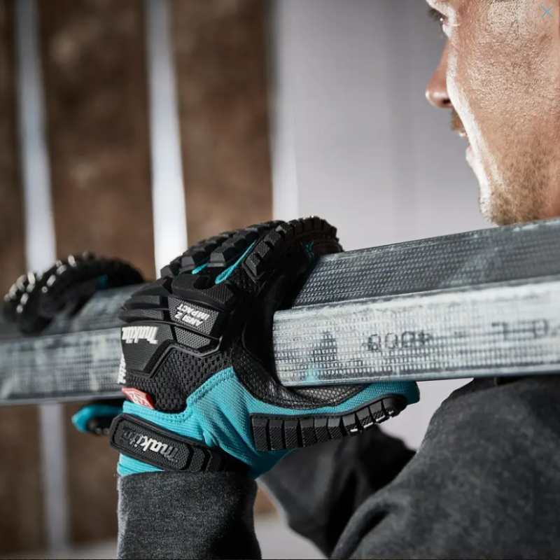 P-84470 MAKITA Manusi de lucru antivibratii, rezistente la impact, marimea L/9