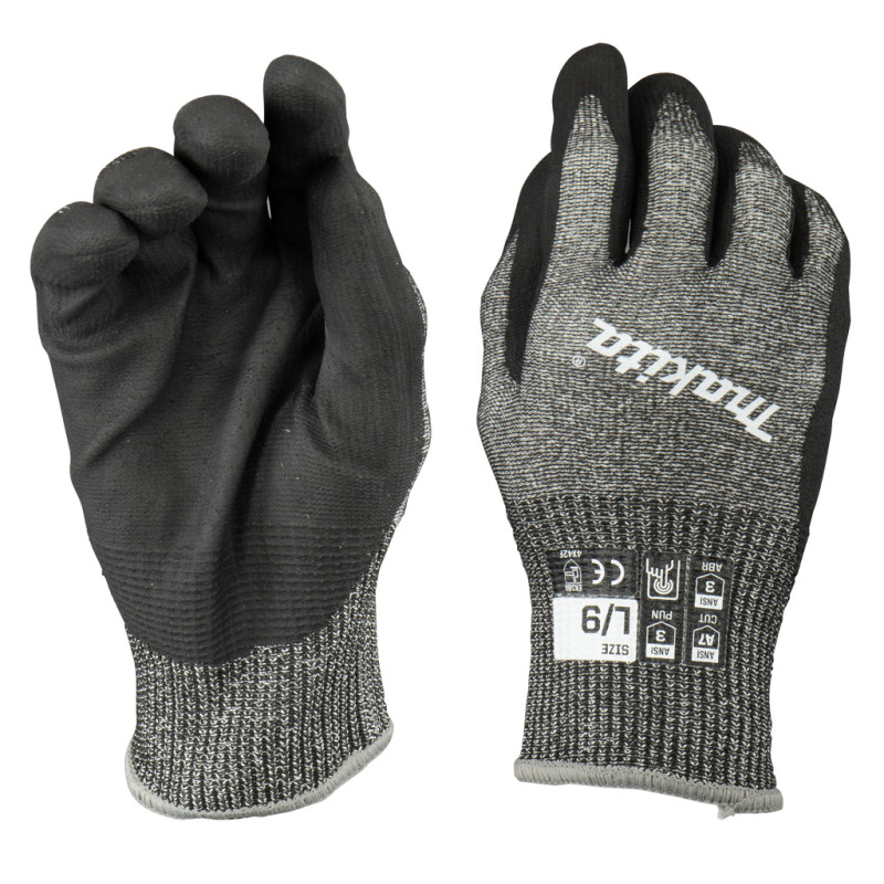 P-84729 MAKITA Manusi de lucru rezistente la taiere, nitril, marimea L/9