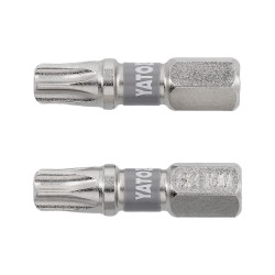 YT-78015 YATO Set 2 biti 1/4, 25 mm T30, Nichel
