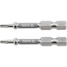YT-78030 YATO Set 2 biti 1/4, 50 mm, T8, Nichel