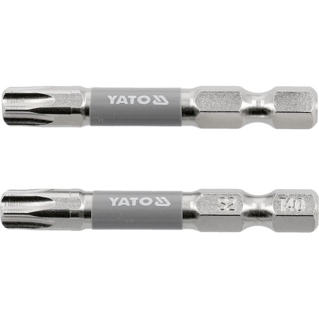 YT-78036 YATO Set 2 biti 1/4, 50 mm, T40, Nichel
