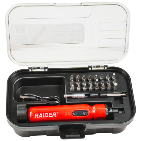 031129 RAIDER RD-CSC05 Surubelnita cu acumulator mandrina hex 3.6V